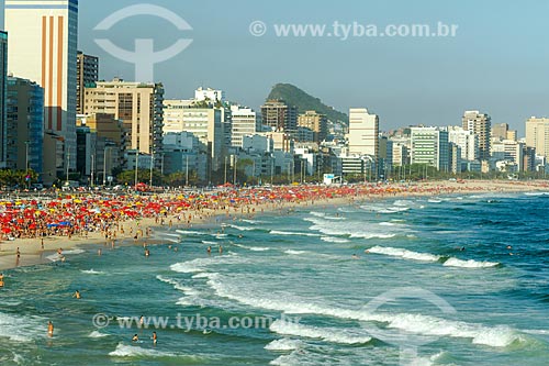  View of Leblon Beach  - Rio de Janeiro city - Rio de Janeiro state (RJ) - Brazil