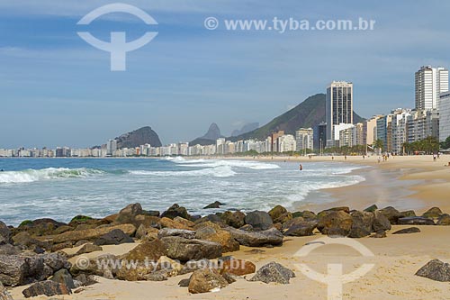  View of Leme and Copacabana Beaches  - Rio de Janeiro city - Rio de Janeiro state (RJ) - Brazil