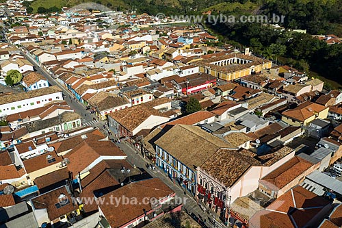  Picture taken with drone of Sao LUiz do Paraitinga City  - Sao Luiz do Paraitinga city - Sao Paulo state (SP) - Brazil