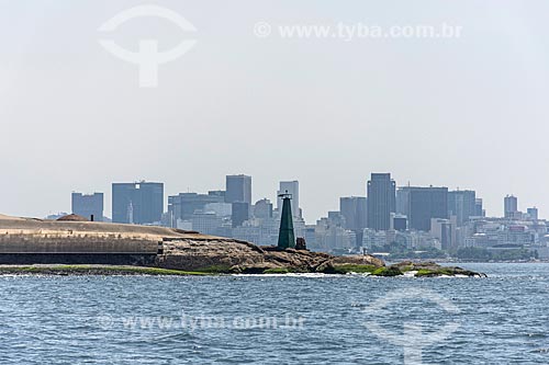  View of the Tamandare da Laje Fort from Guanabara Bay  - Rio de Janeiro city - Rio de Janeiro state (RJ) - Brazil