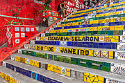  Detail of Escadaria do Selaron (Selaron Staircase)  - Rio de Janeiro city - Rio de Janeiro state (RJ) - Brazil