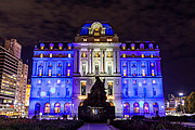  Night view of Kirchner Cultural Center  - Buenos Aires city - Buenos Aires province - Argentina