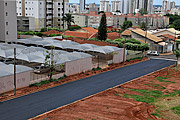  Street with finished paving  - Sao Jose do Rio Preto city - Sao Paulo state (SP) - Brazil