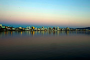  Night view of Florianopolis from the Hercilio Luz Bridge  - Florianopolis city - Santa Catarina state (SC) - Brazil