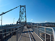  Hercilio Luz Bridge after renovation  - Florianopolis city - Santa Catarina state (SC) - Brazil