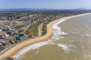 Picture taken with drone of Ponta da Fruta beach - Vila Velha city - Espirito Santo state (ES) - Brazil