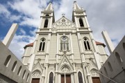 Facade of Cathedral of Sao Pedro - Cachoeiro de Itapemirim city - Espirito Santo state (ES) - Brazil