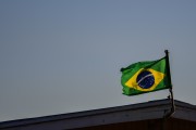 Brazilian flag - Porto Alegre city - Rio Grande do Sul state (RS) - Brazil