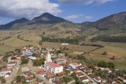 Picture taken with drone of the Luminosa district - Brasopolis city - Minas Gerais state (MG) - Brazil