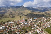 Picture taken with drone of the Luminosa district - Brasopolis city - Minas Gerais state (MG) - Brazil