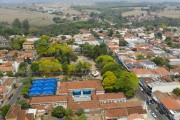 Picture taken with drone of Brotas city center - Brotas city - Sao Paulo state (SP) - Brazil