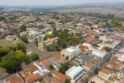 Picture taken with drone of Brotas city center - Brotas city - Sao Paulo state (SP) - Brazil