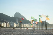 Flags at Copacabana Beach - Rio de Janeiro city - Rio de Janeiro state (RJ) - Brazil