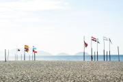 Flags at Copacabana Beach - Rio de Janeiro city - Rio de Janeiro state (RJ) - Brazil