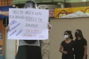 Demonstration against President Jair Bolsonaro - Sao Jose do Rio Preto city - Sao Paulo state (SP) - Brazil