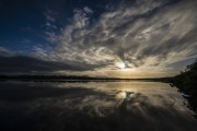 Sunrise at Saguaçu Lagoon - Babitonga Bay - Joinville city - Santa Catarina state (SC) - Brazil