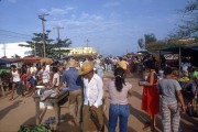 People walking in street fair - Ji-Parana city - Rondonia state (RO) - Brazil
