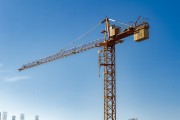 Crane used in construction - Belo Horizonte city - Minas Gerais state (MG) - Brazil