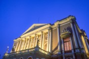 Facade of the Theatro da Paz (Peace Theater) - 1874  - Belem city - Para state (PA) - Brazil