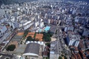 Aerial view of Tijuca Tennis Club in the foreground - Rio de Janeiro city - Rio de Janeiro state (RJ) - Brazil