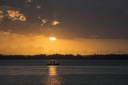 Sunset on the Tramandai River - Tramandai city - Rio Grande do Sul state (RS) - Brazil