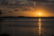 Sunset on the Tramandai River - Tramandai city - Rio Grande do Sul state (RS) - Brazil