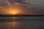 Sunset on the Tramandai River - Tramandai city - Rio Grande do Sul state (RS) - Brazil