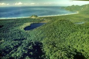 Aerial view of Praia de Sul e Leste beaches - APA dos Tamoios - Angra dos Reis city - Rio de Janeiro state (RJ) - Brazil