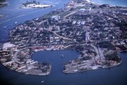 Aerial view of Cabo Frio city - 80s - Cabo Frio city - Rio de Janeiro state (RJ) - Brazil