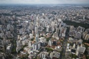Picture taken with drone of the city of Belo Horizonte - Belo Horizonte city - Minas Gerais state (MG) - Brazil