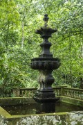 Fountain in the garden of the Museu do Açude (Açude Museum) - Rio de Janeiro city - Rio de Janeiro state (RJ) - Brazil