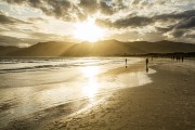 Açores Beach at dusk - Florianopolis city - Santa Catarina state (SC) - Brazil