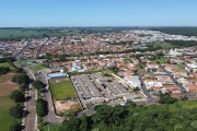 Picture taken with drone of the Guapiaçu City - Guapiacu city - Sao Paulo state (SP) - Brazil