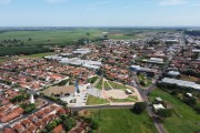 Picture taken with drone of the city - Jaci city - Sao Paulo state (SP) - Brazil