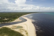 Picture taken with drone of Ponta do Corumbau - Prado city - Bahia state (BA) - Brazil