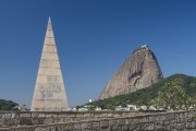 Estacio de Sa monument with Sugarloaf Mountain in the background - Rio de Janeiro city - Rio de Janeiro state (RJ) - Brazil