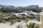 Picture taken with drone of the Assador Restaurant - Flamengo Landfill - Rio de Janeiro city - Rio de Janeiro state (RJ) - Brazil