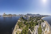 Picture taken with drone of Flamengo Landfill with sugarloaf in the background - Rio de Janeiro city - Rio de Janeiro state (RJ) - Brazil