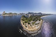 Picture taken with drone of Flamengo Landfill with sugarloaf in the background - Rio de Janeiro city - Rio de Janeiro state (RJ) - Brazil