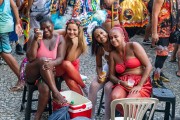 Revelers during the original Reveler Contest - Cinelandia - Rio de Janeiro city - Rio de Janeiro state (RJ) - Brazil