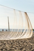 Sports equipment at Copacabana Beach - Ball containment net - Rio de Janeiro city - Rio de Janeiro state (RJ) - Brazil