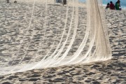 Sports equipment at Copacabana Beach - Ball containment net - Rio de Janeiro city - Rio de Janeiro state (RJ) - Brazil