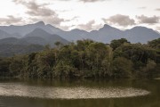 General view of lake - Guapiacu Ecological Reserve - Cachoeiras de Macacu city - Rio de Janeiro state (RJ) - Brazil