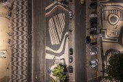 Picture taken with drone of the Atlantica Avenue with the promenade of Copacabana Beach - Rio de Janeiro city - Rio de Janeiro state (RJ) - Brazil