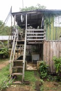 Stilt houses on the banks of Negro River - Anavilhanas National Park - Novo Airao city - Amazonas state (AM) - Brazil