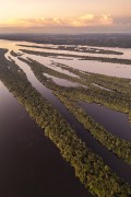 Picture taken with drone of river islands - Anavilhanas National Park  - Manaus city - Amazonas state (AM) - Brazil