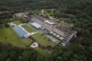 Picture taken with drone of Gran Melia Iguazu Hotel - Iguassu National Park - Puerto Iguazu city - Misiones province - Argentina