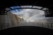 Waterfalls in Iguaçu National Park - Border between Brazil and Argentina - Foz do Iguacu city - Parana state (PR) - Brazil