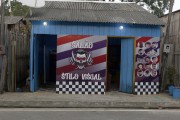 Barbershop on the outskirts of the city of Parintins - Parintins city - Amazonas state (AM) - Brazil