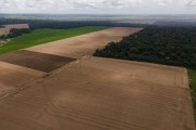 Picture taken with drone of agricultural area - Alto Paraiso city - Rondonia state (RO) - Brazil